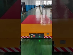 Keranjang Transfer Tanpa Lacak Ramah Lingkungan Beban Berat 5 Ton Troli Transfer Baterai Dioperasikan