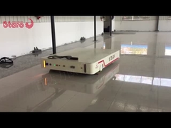 Roda tempa 20ton Otomatis Berjalan Peralatan penanganan bahan tugas berat Kereta listrik datar