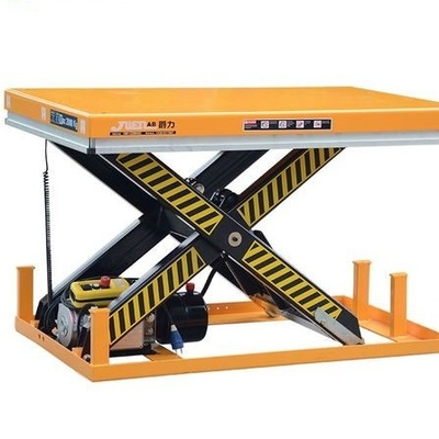 Penanganan Bahan Besar Hidrolik Static Scissor Lift Table 380V 50HZ