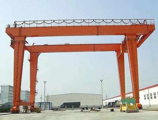 CE Heavy Duty 5-20 Ton Konstruksi Jembatan Gantry Crane Girder Ganda