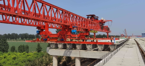 Mesin Ereksi Jembatan 100T Tipe Truss Digunakan Dalam Konstruksi Jembatan