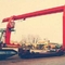 Pengoperasian Kabin 18-35m Rentang 20T Gantry Crane Tipe L, Frame Gantry Crane