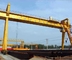 Bepergian Double Girder Industrial Gantry Crane 40 Ton Kebisingan Rendah