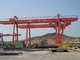 Outdoor Steel Heavy Duty Double Gantry Crane 5 - 50t Dengan Lift Listrik