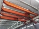 ISO 50/10 Ton Electric Double Girder Bridge Crane Untuk Gudang