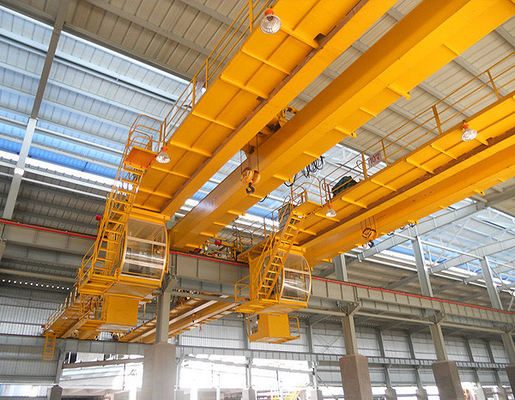 Kustom 5T Hingga 50T Eot Crane Double Girder Indoor Top Running Bridge Crane