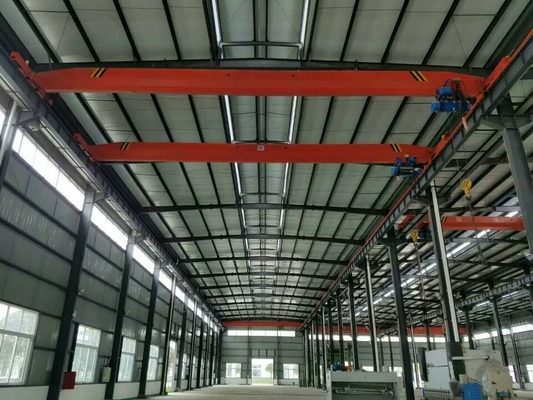Pengendalian Kabin Angkat Peralatan Crane Overhead Single Beam 30 Ton