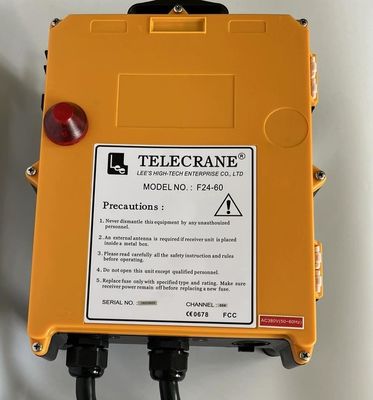 F24-60 remote control nirkabel multi-fungsi,F24-60 remote control dengan rentang frekuensi yang luas dan sensitivitas tinggi untuk single girder overhead crane