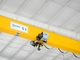 OEM 1 Ton Sampai 12,5 Ton Single Girder Overhead Cranes Efisiensi Transmisi Tinggi