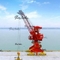 8.5m-30m Rentang Compact Frame Harbor Portal Crane Untuk Memuat