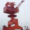 5.0 Sampai 60 Ton Screw Lever Luffing Boom Tower Crane Untuk Terminal Pelabuhan