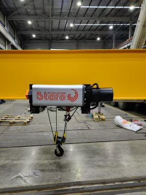 Hoist Elektrik Tali Kawat Dijamin 12 Bulan 2-20m/menit Kecepatan Perjalanan Kontrol Konversi Frekuensi